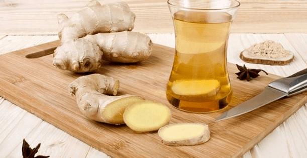 The efficacy of ginger tea